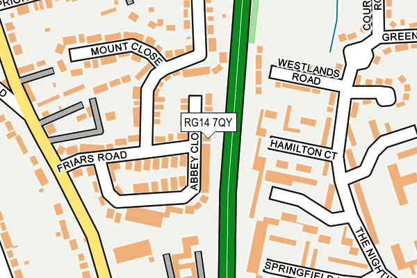 RG14 7QY map - OS OpenMap – Local (Ordnance Survey)