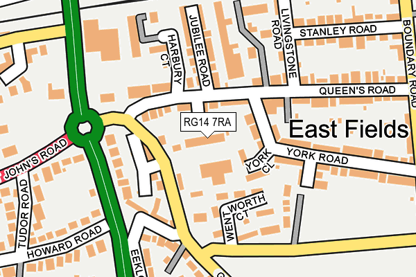 RG14 7RA map - OS OpenMap – Local (Ordnance Survey)