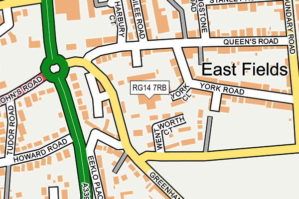 RG14 7RB map - OS OpenMap – Local (Ordnance Survey)