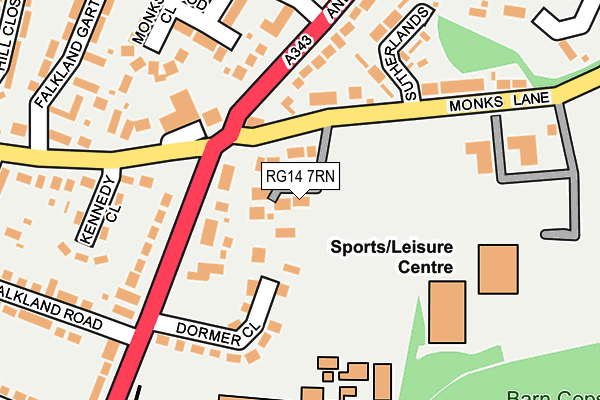 RG14 7RN map - OS OpenMap – Local (Ordnance Survey)