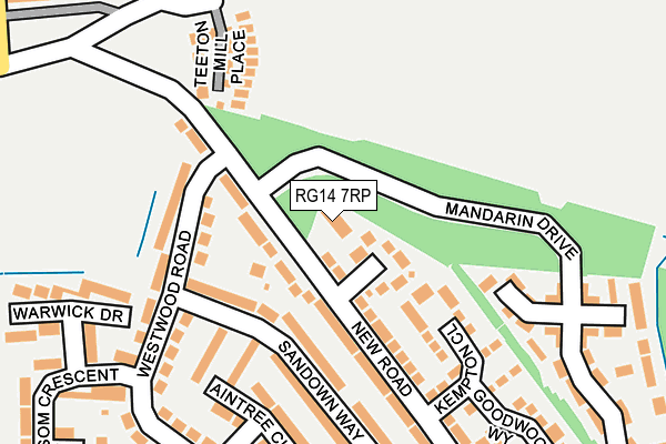 RG14 7RP map - OS OpenMap – Local (Ordnance Survey)