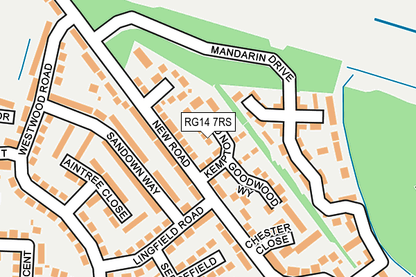 RG14 7RS map - OS OpenMap – Local (Ordnance Survey)
