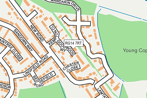 RG14 7RT map - OS OpenMap – Local (Ordnance Survey)