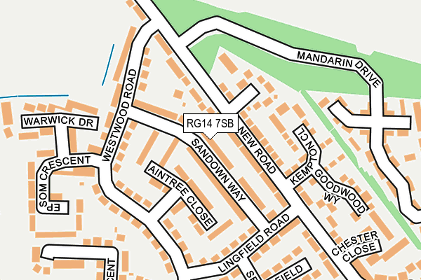 RG14 7SB map - OS OpenMap – Local (Ordnance Survey)