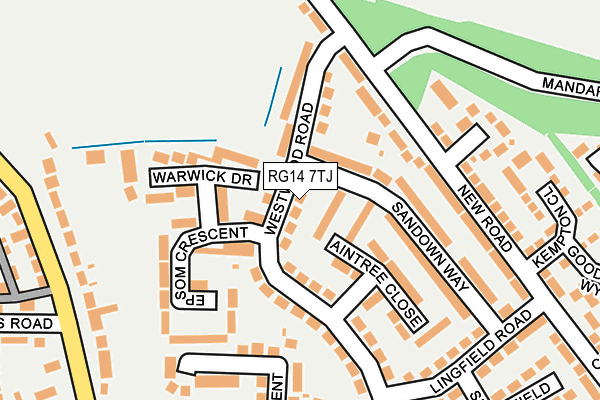 RG14 7TJ map - OS OpenMap – Local (Ordnance Survey)
