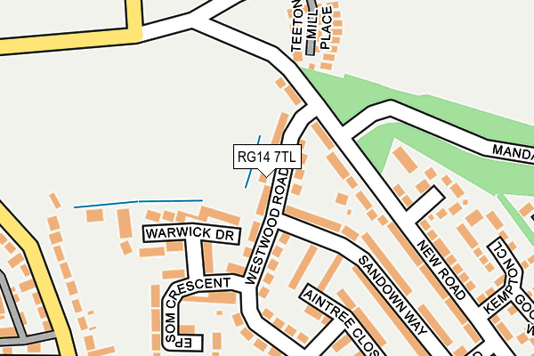 RG14 7TL map - OS OpenMap – Local (Ordnance Survey)