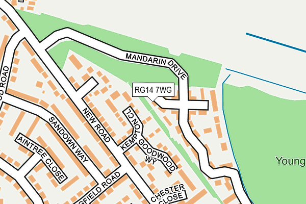 RG14 7WG map - OS OpenMap – Local (Ordnance Survey)