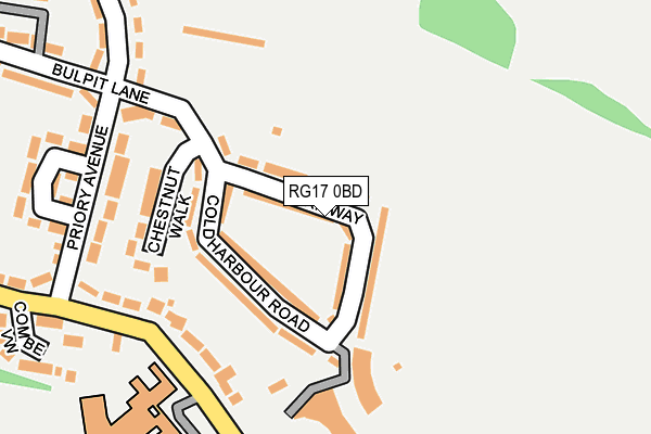 RG17 0BD map - OS OpenMap – Local (Ordnance Survey)