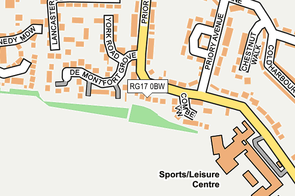 RG17 0BW map - OS OpenMap – Local (Ordnance Survey)