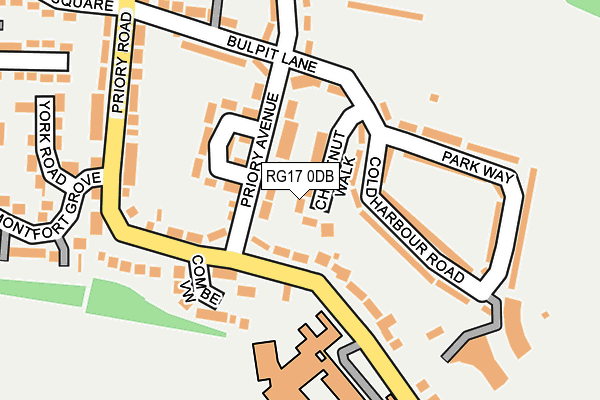 RG17 0DB map - OS OpenMap – Local (Ordnance Survey)