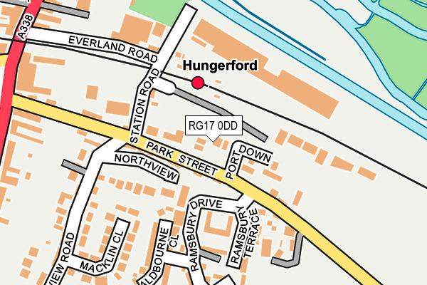 RG17 0DD map - OS OpenMap – Local (Ordnance Survey)