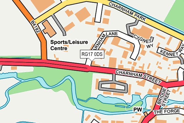 RG17 0DS map - OS OpenMap – Local (Ordnance Survey)