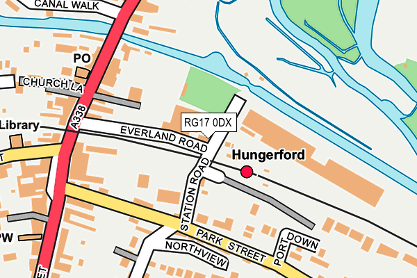 RG17 0DX map - OS OpenMap – Local (Ordnance Survey)