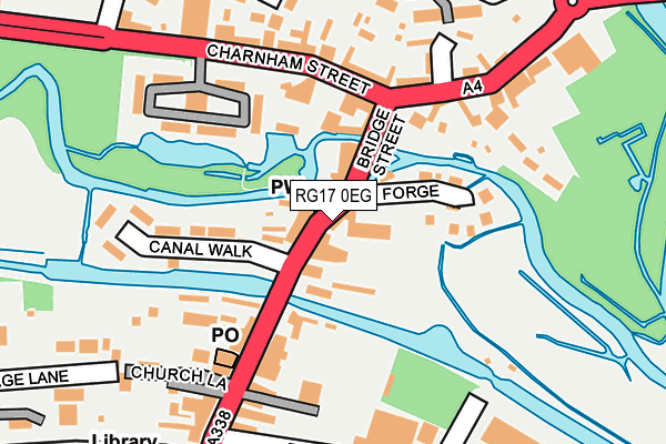 RG17 0EG map - OS OpenMap – Local (Ordnance Survey)