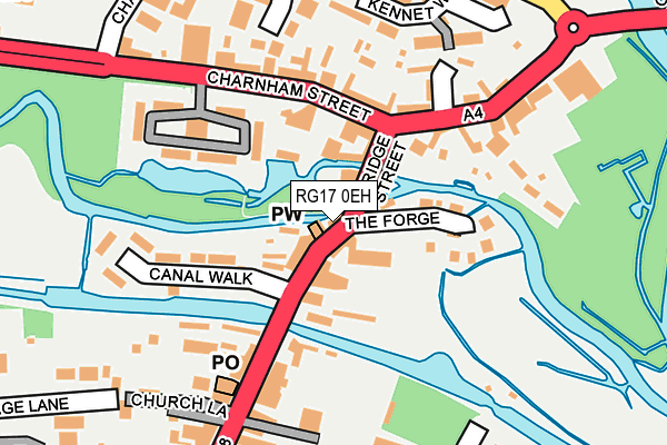 RG17 0EH map - OS OpenMap – Local (Ordnance Survey)