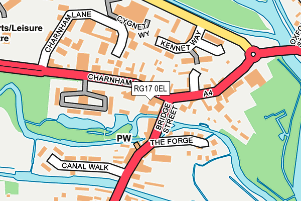 RG17 0EL map - OS OpenMap – Local (Ordnance Survey)