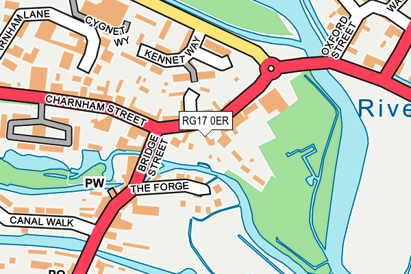 RG17 0ER map - OS OpenMap – Local (Ordnance Survey)