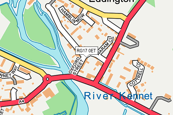 RG17 0ET map - OS OpenMap – Local (Ordnance Survey)