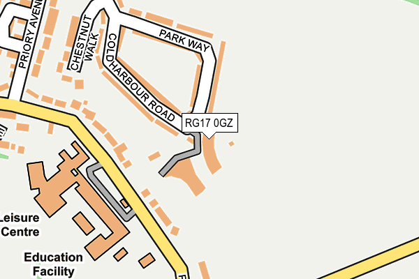 RG17 0GZ map - OS OpenMap – Local (Ordnance Survey)