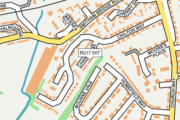 RG17 0HT map - OS OpenMap – Local (Ordnance Survey)