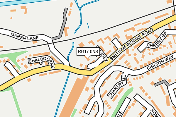 RG17 0NS map - OS OpenMap – Local (Ordnance Survey)