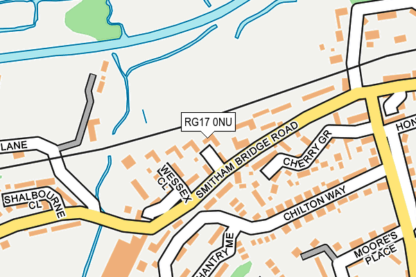 RG17 0NU map - OS OpenMap – Local (Ordnance Survey)