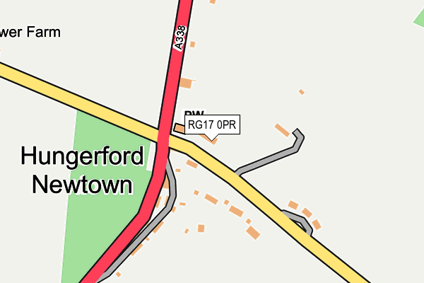 RG17 0PR map - OS OpenMap – Local (Ordnance Survey)