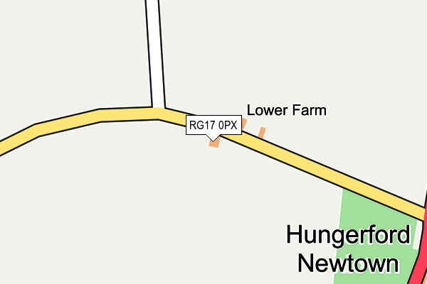 RG17 0PX map - OS OpenMap – Local (Ordnance Survey)