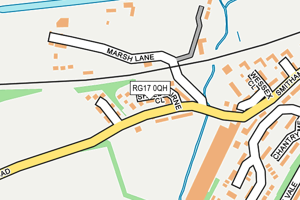 RG17 0QH map - OS OpenMap – Local (Ordnance Survey)