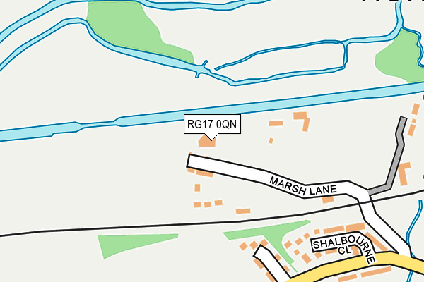 RG17 0QN map - OS OpenMap – Local (Ordnance Survey)