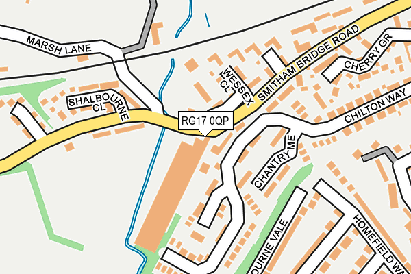 Map of HARPERS GARAGE LTD at local scale