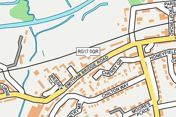 RG17 0QR map - OS OpenMap – Local (Ordnance Survey)