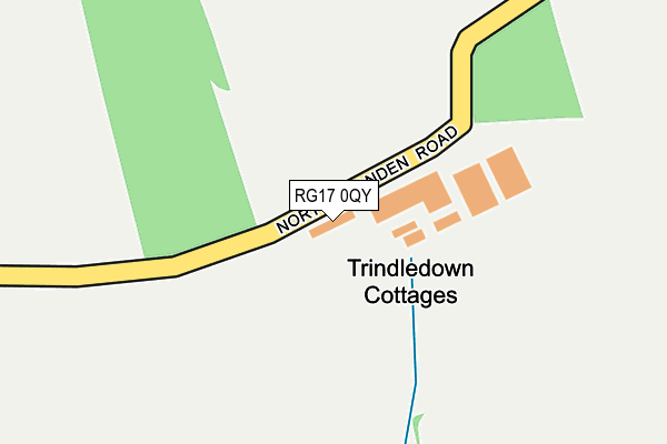 RG17 0QY map - OS OpenMap – Local (Ordnance Survey)