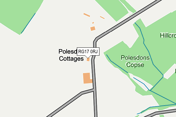 RG17 0RJ map - OS OpenMap – Local (Ordnance Survey)