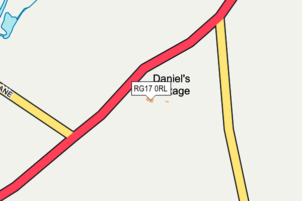 RG17 0RL map - OS OpenMap – Local (Ordnance Survey)