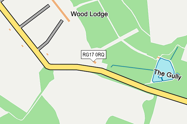 RG17 0RQ map - OS OpenMap – Local (Ordnance Survey)