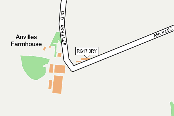 RG17 0RY map - OS OpenMap – Local (Ordnance Survey)