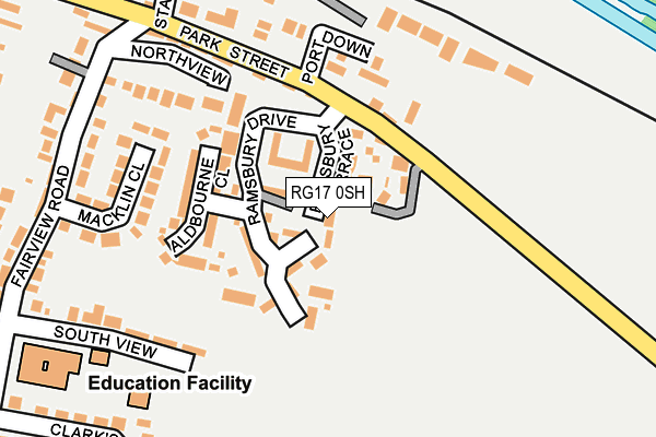 RG17 0SH map - OS OpenMap – Local (Ordnance Survey)