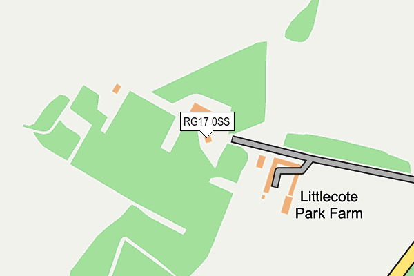 RG17 0SS map - OS OpenMap – Local (Ordnance Survey)