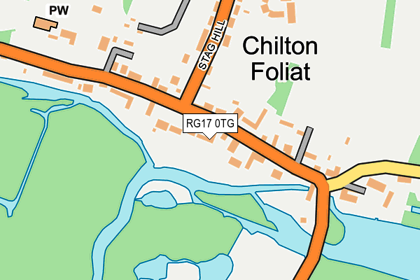 RG17 0TG map - OS OpenMap – Local (Ordnance Survey)