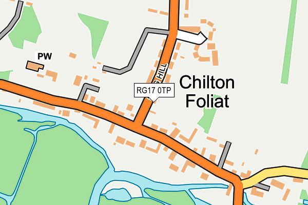 RG17 0TP map - OS OpenMap – Local (Ordnance Survey)