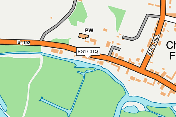 RG17 0TQ map - OS OpenMap – Local (Ordnance Survey)