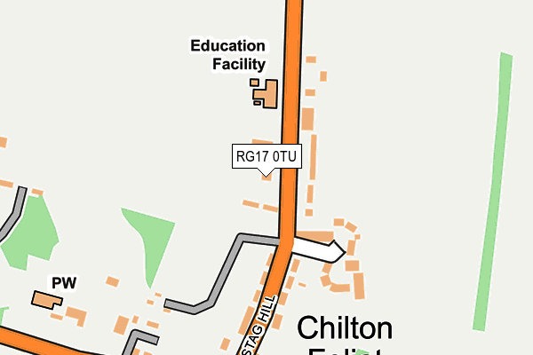 RG17 0TU map - OS OpenMap – Local (Ordnance Survey)