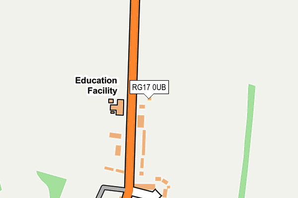 RG17 0UB map - OS OpenMap – Local (Ordnance Survey)