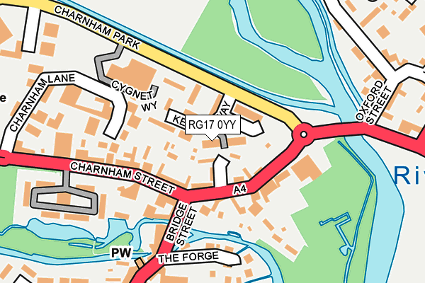 RG17 0YY map - OS OpenMap – Local (Ordnance Survey)