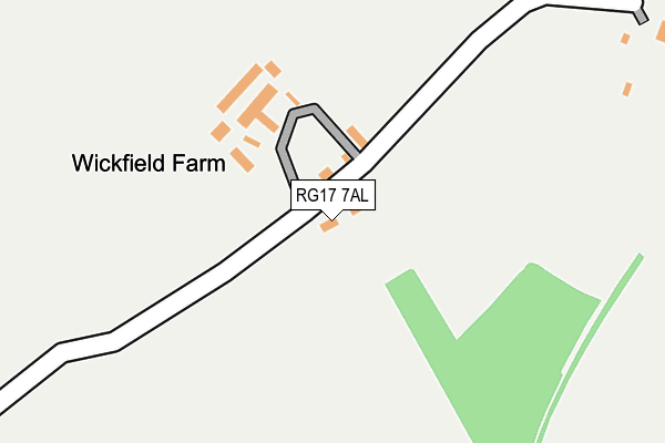 RG17 7AL map - OS OpenMap – Local (Ordnance Survey)