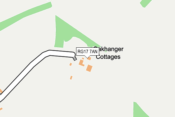 RG17 7AN map - OS OpenMap – Local (Ordnance Survey)