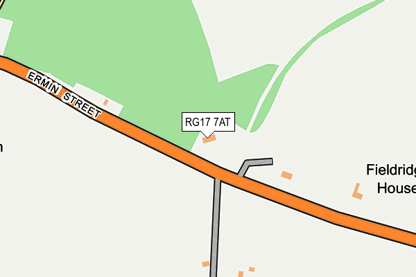 RG17 7AT map - OS OpenMap – Local (Ordnance Survey)