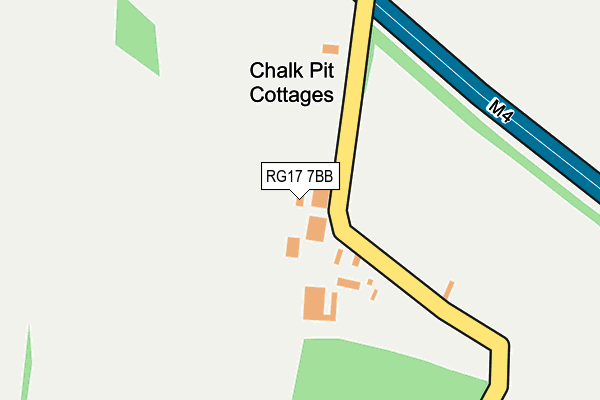 RG17 7BB map - OS OpenMap – Local (Ordnance Survey)