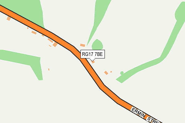 RG17 7BE map - OS OpenMap – Local (Ordnance Survey)